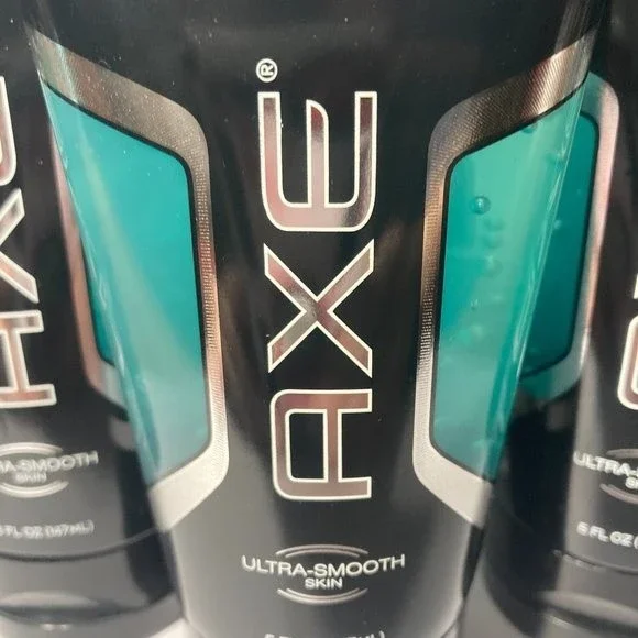 Axe Chilled Cooling Face Wash 5 Tubes 5 OZ DISCONTINUED Ultra Smooth Skin Cleanser